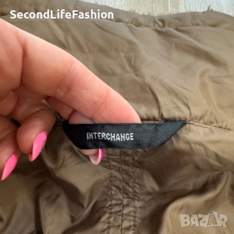 Дамско яке Columbia Interchange Omni-Shield с цип, кафяво, размер M, снимка 2 - Якета - 53477492