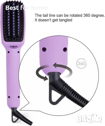 MEXITOP Йонна  Четка- преса за стилизиране и изправяне на коса, снимка 6 - Преси за коса - 43459766