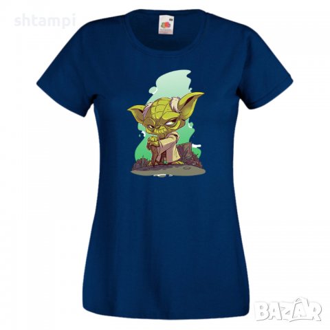 Дамска тениска Star Wars Yoda Игра,Изненада,Подарък,Геймър,, снимка 6 - Тениски - 36790213