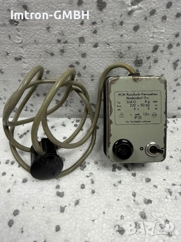 БАКЕЛИТОВ СТЕРЕСКОП CARL ZEISS JENA със захранващ блок PGH RUNDFUNK- FERNSEHEN TYP S5A/G , снимка 5 - Друга електроника - 53379332