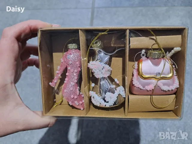 Коледни играчки от стъкло, снимка 14 - Декорация за дома - 48054165