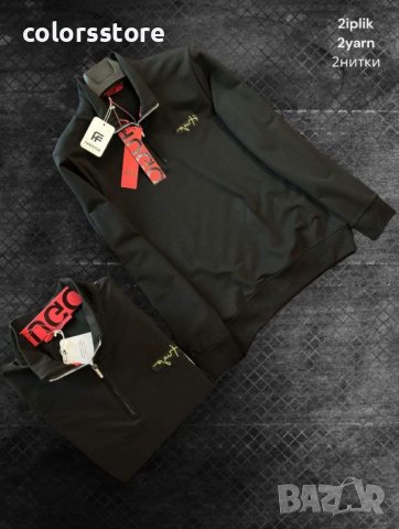 Мъжка Черна блуза Hugo Boss-VL67L