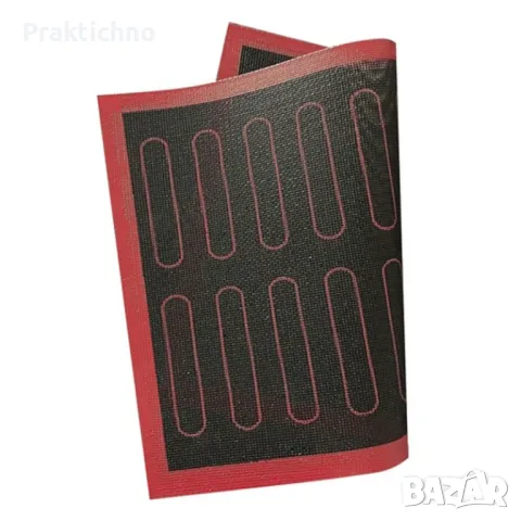 Голяма силиконова подложка за печива като еклери, соленки, за фурна, Ruhhy, снимка 1