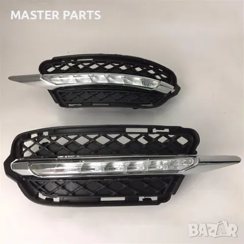 Оборудвани LED дневни светлини за мъгла Mercedes S-Class W221 facelift, снимка 4 - Части - 43976203