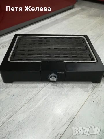 Електрическа скара SEVERIN (PG 8563)-2200w с регулируем термостат, снимка 2 - Скари - 50738997