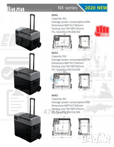 Автономна хладилна чанта, автономен Фризер и автономен  хадилник на 12v, 24v и 220v, снимка 4 - Хладилни чанти - 32360317