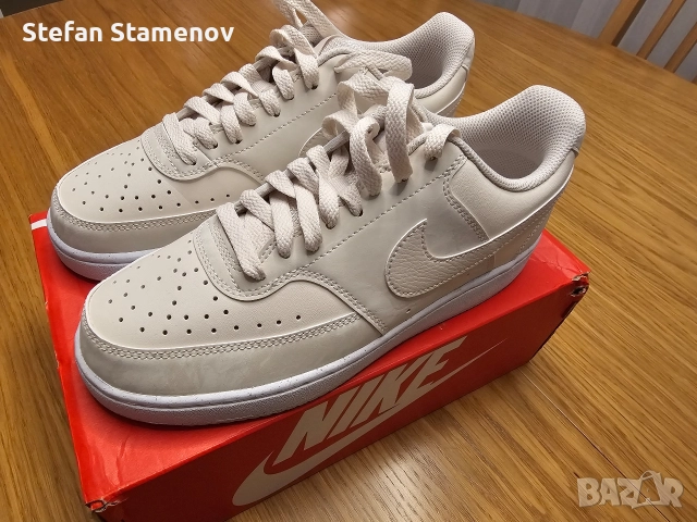 Нови дамски кецове Nike Court Vision номер 38.5, снимка 3 - Маратонки - 52860183