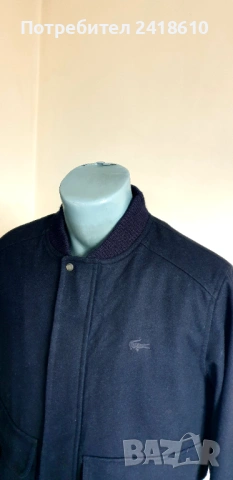 Lacoste / Wool Bomber Mens Size 50 / L  ОРИГИНАЛ!  Мъжко Вълнено бомбер Яке, снимка 13 - Якета - 53022968