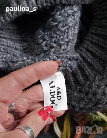 Два броя / Винтидж / Марков комплект от аксесоари - барета и шал , снимка 13 - Шапки - 44443640