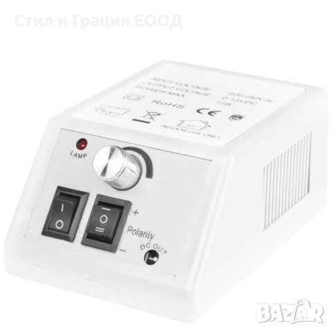 Eлектрическа пила - микромотор за маникюр Merc-2000 - бяла/сива, снимка 6 - Педикюр и маникюр - 40248191