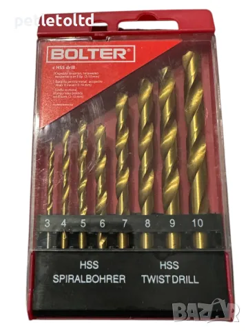 Свредла за метал комплект (3-10 мм) с титаниево покритие 