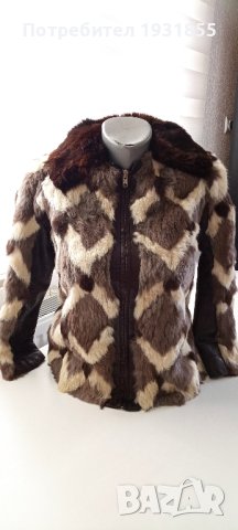 Яке от заешка кожа, снимка 3 - Якета - 43308999