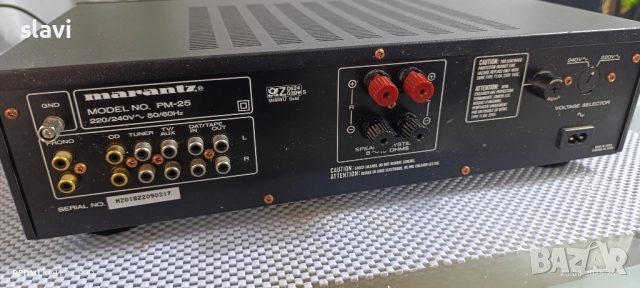 Усилвател MARANTZ PM-25, снимка 11 - Ресийвъри, усилватели, смесителни пултове - 51433832