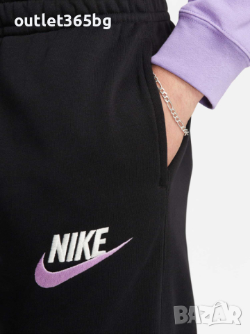 Nike - Club French Terry Trackpants Black Оригинал Код 773, снимка 3 - Спортни дрехи, екипи - 44897198