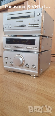 Аудио система Technics касетен дек,тунер и усилвател, снимка 3 - Аудиосистеми - 53485828
