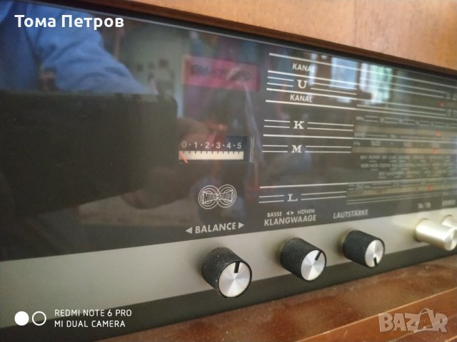 Музикален шкаф grundig радио грамофон, снимка 8 - Аудиосистеми - 32871854