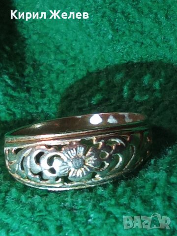 19 ВЕК ВЪЗРОЖДЕНСКИ СРЕБЪРЕН ФЛОРАЛНО ОРНАМЕНТИРАН ПРЪСТЕН ВИСОКА ПРОБА СРЕБРО МАЙСТОРСКИ 26625, снимка 11 - Антикварни и старинни предмети - 34631274
