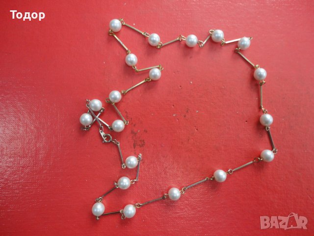 Страхотно колие с перли 9, снимка 5 - Колиета, медальони, синджири - 43550059