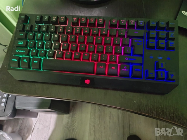 Светеща клавиатура FURY HURRICANE TKL NFU-1238, снимка 2 - Клавиатури и мишки - 52325694