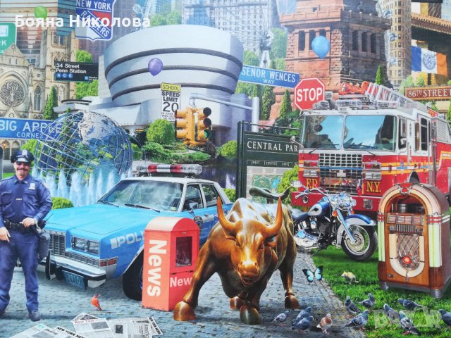 Пъзел 1000 елемента Ню Йорк, снимка 2 - Пъзели - 38316860