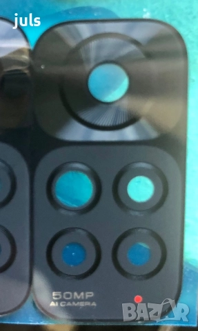 8 бр. Стъкло за задна камера Xiaomi Redmi Note 11 - черно, снимка 6 - Xiaomi - 51549875
