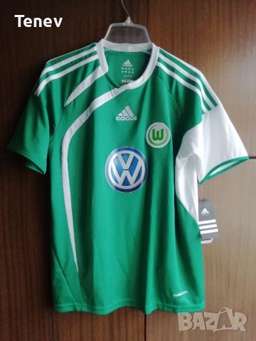 Wolfsburg Adidas Нова Оригинална Футболна Тениска Фланелка XS