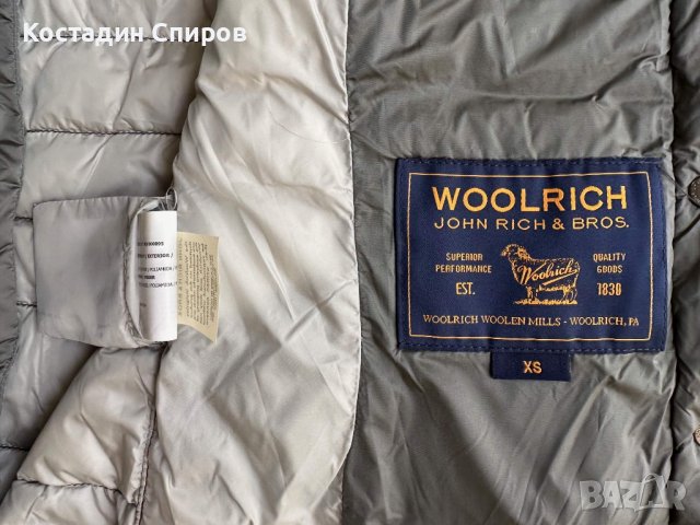 дамски пухен елек Woolrich City Vest XS, снимка 6 - Жилетки - 43551458