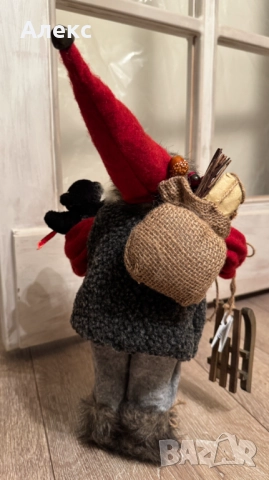 Винтидж Дядо Коледа с мигли:) Норвегия., снимка 4 - Декорация за дома - 52761565