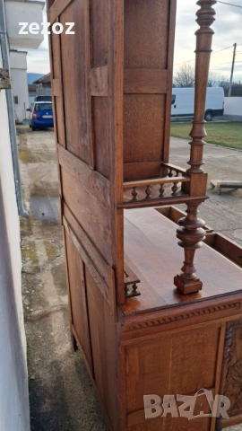 Антикварен шкаф масив №30, снимка 11 - Шкафове - 53259246