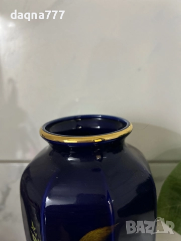 Винтидж японска порцеланова ваза, снимка 6 - Вази - 52894619