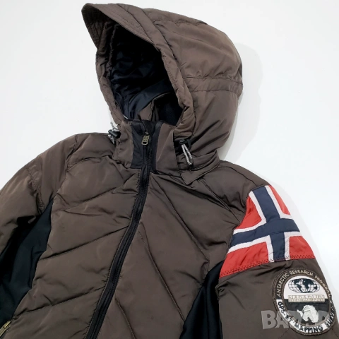 NAPAPIJRI Дамско Зимно Пухено Вталено Ски Яке S-M, снимка 3 - Якета - 53038097