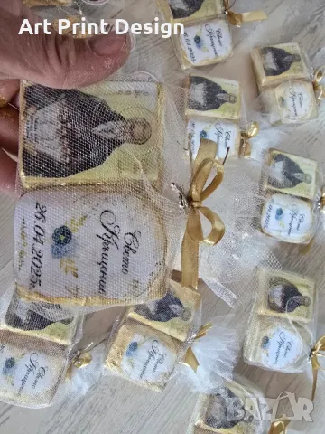 Подаръци за гости, свещи, за кръщене, рожден ден, погача, снимка 17 - Други - 50038376