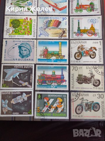 Пощенски марки серий микс Мотори, Локомотиви, Космос от соца за колекция - 22427, снимка 3 - Филателия - 36676144