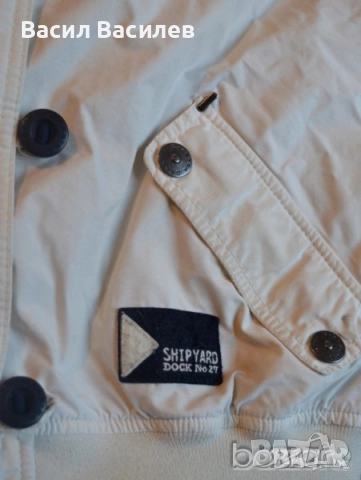 GAASTRA Nautical Supplies since 1897 оригинално дамско яке бяло с качулка, снимка 3 - Якета - 51930800