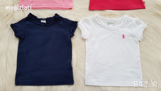 Тениски H&М 6-9 месеца , снимка 4 - Бебешки блузки - 33625321