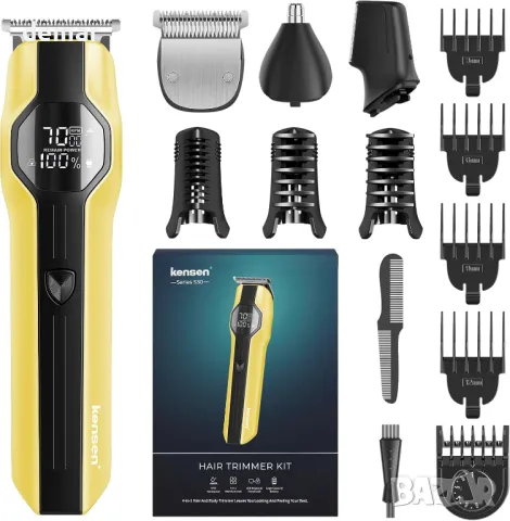 Kensen 14 в 1 комплект тример за мъже за коса и тяло