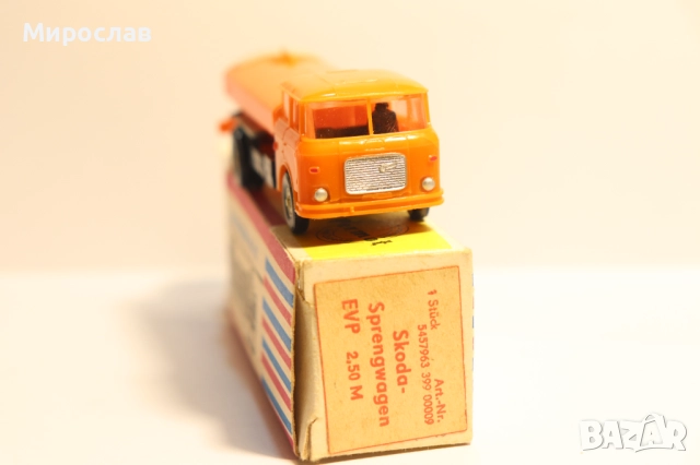 PERMOT PREFO SKODA H0 1/87 МОДЕЛ ИГРАЧКА КАМИОН ВОДОНОСКА, снимка 4 - Колекции - 52595946