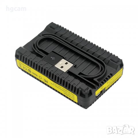 Зарядно за GoPro Hero 3/3+, За батерии AHDBT-201/301/2, LCD дисплей, USB кабел, Двойно, снимка 6 - Батерии, зарядни - 27843774