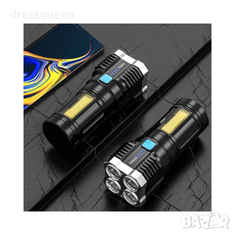 3955 Мощен LED фенер със светлинен поток 1000Lm., снимка 4 - Лед осветление - 44919480