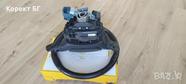 Мултифункционален волан с аербег airbag и лентов кабел + лост за мигачи/чистачки за Ford Mondeo, снимка 6 - Части - 51194301