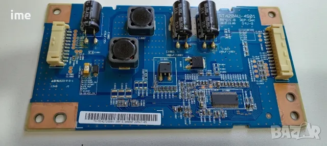 LED Driver Board, Inverter. ST420AU-4S01 REV:1.0. Свален от Телевизор Sony KDL-42W656A. Работещ., снимка 3 - Части и Платки - 47578787