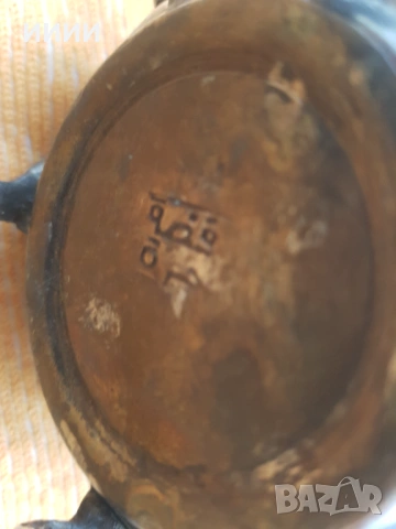 Посребрен чайник кана ибрик, снимка 5 - Антикварни и старинни предмети - 53204815