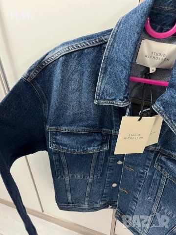 Мъжко дънково яке Studio Nicholson, снимка 2 - Якета - 52159980