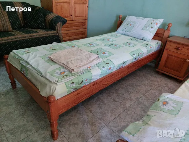 Спални и легла с матраци, маси-тоалетки от чам масив, снимка 7 - Спални и легла - 48786197