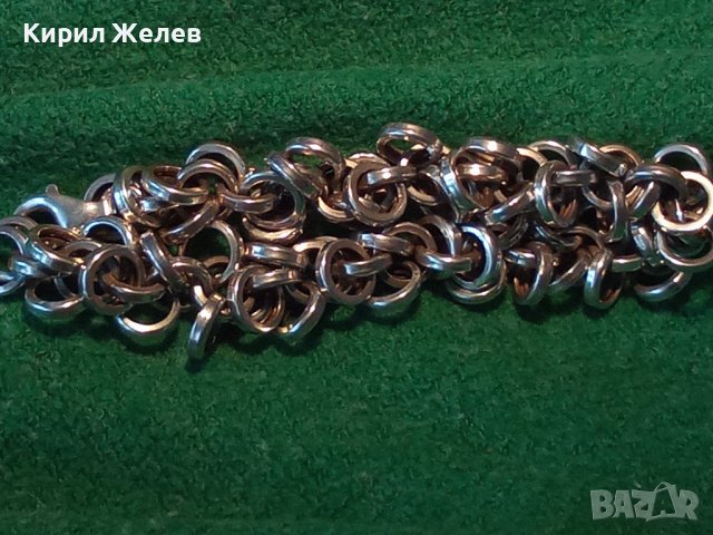 РАЗКОШНА СРЕБЪРНА ВИНТИДЖ - АРТ ГРИВНА СРЕБРО 925 ДИЗАЙНЕРСКИ ЛИМИТИРАН МОДЕЛ 30743, снимка 16 - Гривни - 40552628