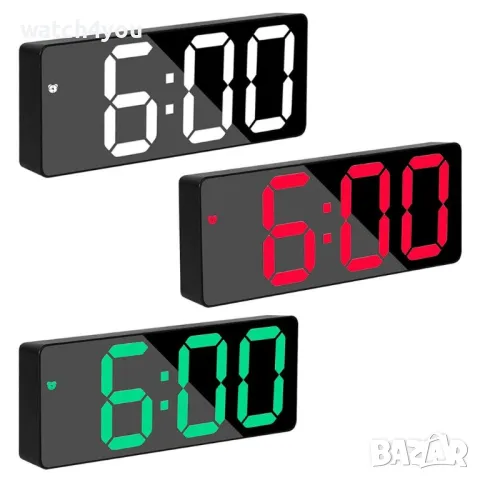 НОВИ СВЕТЕЩИ ЧАСОВНИЦИ.ПОСТОЯННО СВЕТЕЩ LED ЧАСОВНИK С ГОЛЕМИ ЦИФРИ НА ТОК ИЛИ БАТЕРИИ,ТЕРМОМЕТЪР., снимка 2 - Други - 44322590