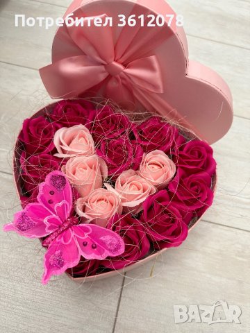 Кутия с ароматни рози, снимка 2 - Подаръци за жени - 43699404