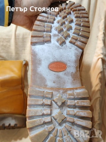 Датски кубински от естествена кожа стар образец р-р 46, снимка 10 - Мъжки боти - 52673823