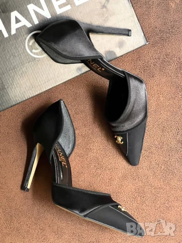 обувки на ток chanel , снимка 2 - Дамски обувки на ток - 50761717