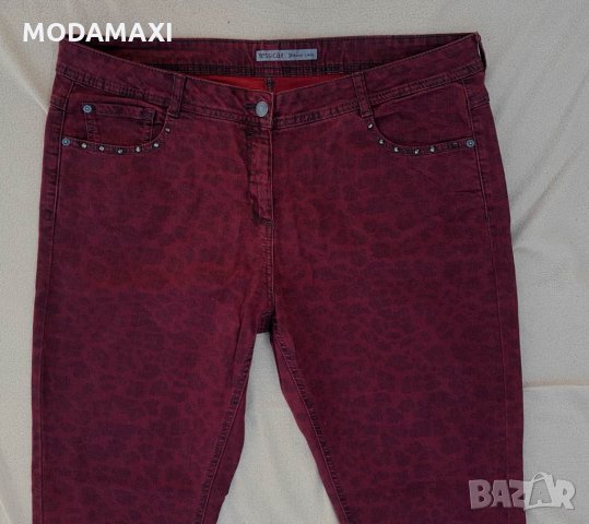 3XL Нови  дънки  YESSICA бордо , снимка 2 - Дънки - 32318291